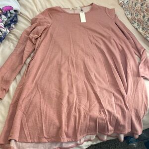 Xl light pink fleece dress